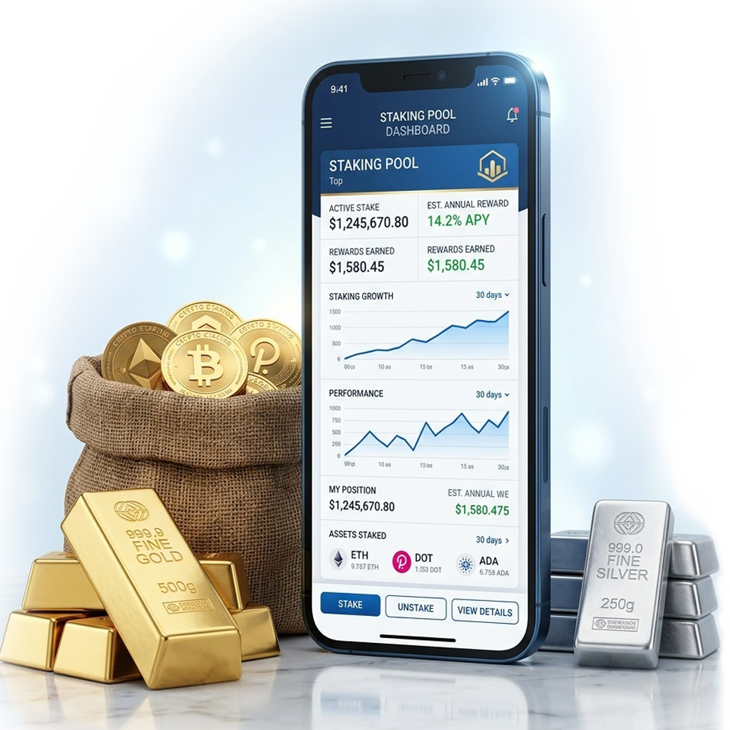 Staking Dashboard and Commodities